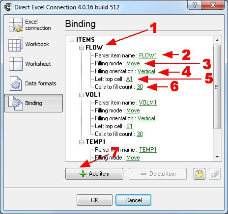 Charting in Excel. Binding.